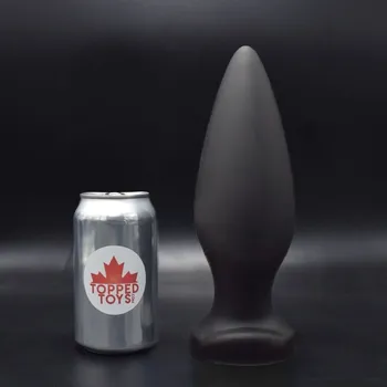Anální kolík Topped Toys Mare Maker 100 Obsidian, prémiový silikonový anální kolík 25 x 8,6 cm