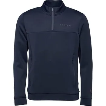 Pánská mikina Pánský top CASTORE SCUBA 1/4 ZIP M Tmavě modrá, Šedá