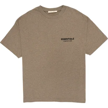 Pánské tričko Fear of God Essentials Classic Short Sleeve Tee Homestead Heather Velikost: XS