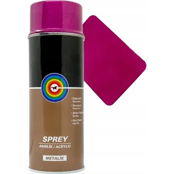 Barva ve spreji Barva dekorativní barva s metalickým efektem ve spreji 400 ml - Růžová
