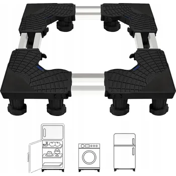 Praní a péče o prádlo PODSTAVEC POD PRAČKU LEDNIČKU ANTIVIBRAČNÍ NASTAVITELNÝ 12 NOHOU