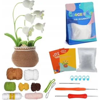 kreativní sada DIY sada na háčkování - Zvonky