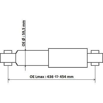 KYB 3450003 Tlumič pérování (3450003)