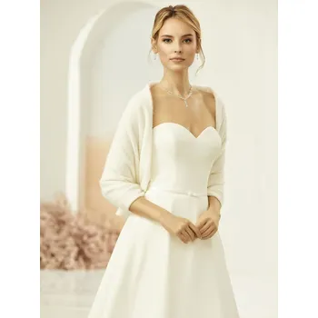 Dámské sako Svatební šála smetanová E 318