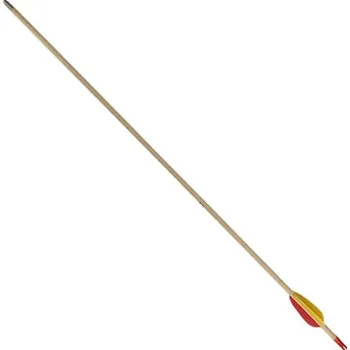 Karnevalový doplněk imago Šíp dřevěný, plastové letky, délka 75 cm