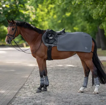 Deka pro koně BUSSE Deka bederní 3D Air Pro BUSSE, cinder grey Délka zad: 135 cm