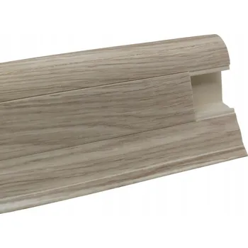 Podlahová lišta Lišta 2500x50x25 mm Lišta PVC obvodová SLK50 W652 Smrk bronholm