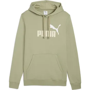Pánská mikina Pánská mikina PUMA ESS 2 COLOR NO 1 LOGO HOODIE FL 68471182 LUX ARMY M