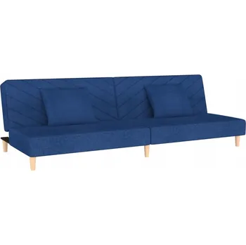 Pohovka Rozkládací pohovka pro 2 osoby 200x84,5x69 cm, modrá