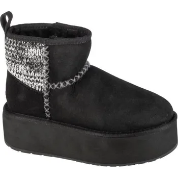 Dívčí sněhule EMU Australia Stinger Knit Flatform W W13143-BLAK dámské boty 37