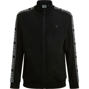 Pánská mikina Pánská Mikina GUESS FULL ZIP NEW ARLO SWEATSHIRT Z2YQ12K6ZS1-JBLK – Černá L