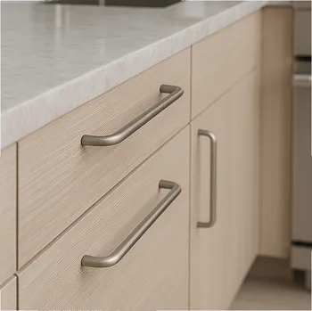 Nábytkové kování Gamet Úchytka GONAT / Kartáčovaný nikl 96 mm