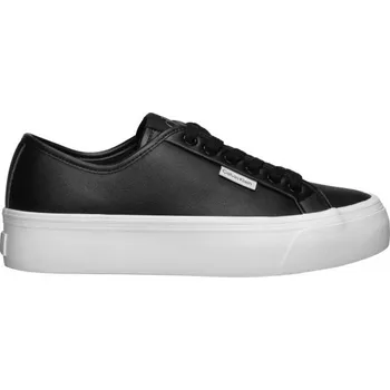 Dámské tenisky Dámské boty Calvin Klein VULC FLATF LACE UP LTH CK 41 Černá
