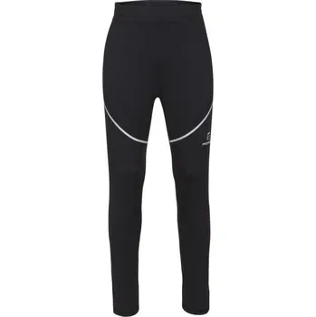 Pánské legíny Pánské běžecké legíny PROGRESS CREATIVE XL Černá, Stříbrná