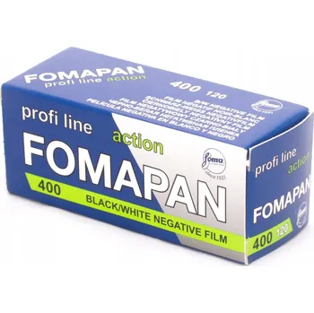 Vrták Foma černobílý film Fomapan 400 typ 120