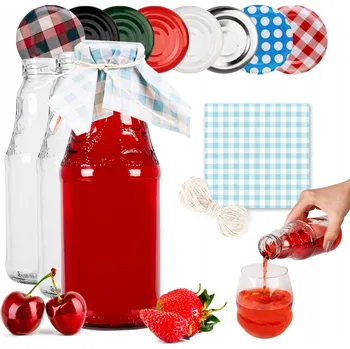 Obraz 10 x lahve SOČEK 330 ml NA ZAVAŘENINY + KAPUCE