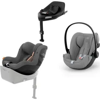 Autosedačka Cybex Set Plus Autosedačka Cloud G + Sirona G + Základna Base G - Stone Grey