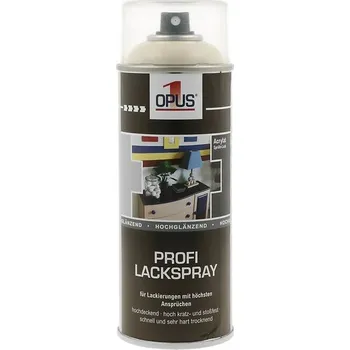 Barva ve spreji Opus1 Barva Akrylová RAL 1015 Slonová Kost Lesklý Lak ve Spreji 400ML