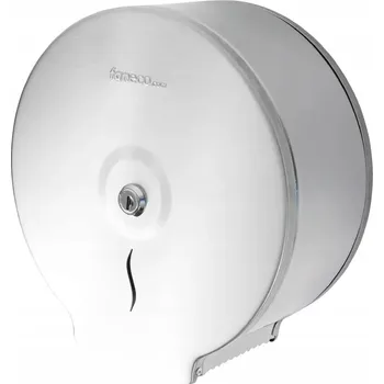 Zásobník na toaletní papír Faneco kovový šedý, uzamykatelný