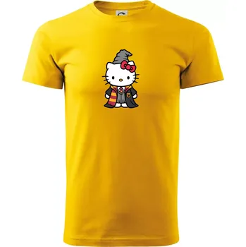 Pánské tričko Harry kitty - Triko extra velké (5-8XL) - 8XL ( Žlutá )