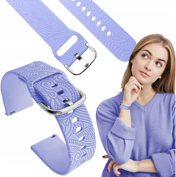 Příslušenství k chytrým hodinkám Řemínek pro Huawei Watch GT 4 41mm chytré hodinky levandulový řemínek 18mm