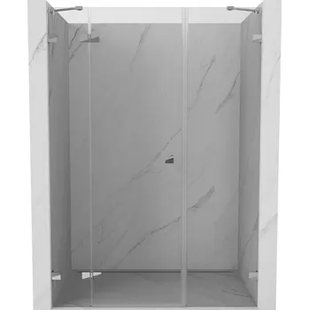Sprchové dveře Mexen Lunar sprchové dveře výklopné levé 125 cm, transparentní, chrom - 834S-125-050-01-00-L Sprchové dveře
