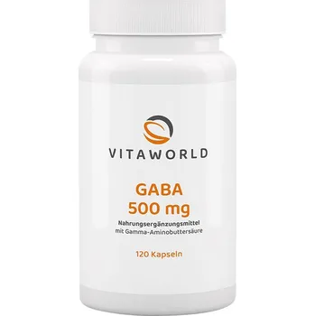 Fitness strava Vitaworld GABA 500 mg 120 kapslí
