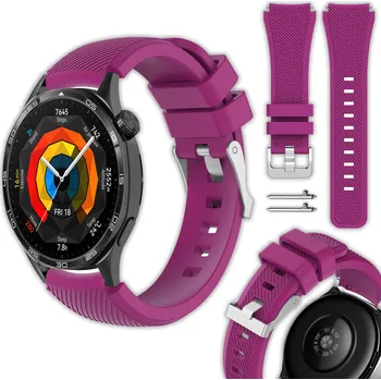 Řemínek na hodinky Řemínek Vanfone pro Huawei 22mm fialový