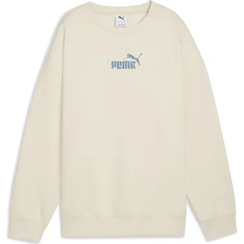 Dámská mikina Dámská mikina PUMA ESS NATURE 2 0 OVERSIZED CREW FL 68807887 ALPINE SNOW M