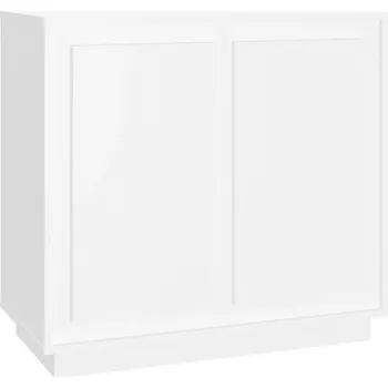 Komoda Klasická bílá skříňka 80x34x75 cm