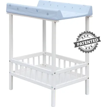 přebalovací pult a komoda Přebalovací pult Scarlett Pája - bílá - Slon - modrý