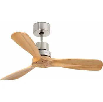 Domácí ventilátor FARO MINI LANTAU S, nikl/borovice, stropní ventilátor s DC motorem