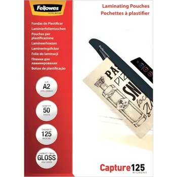Laminovací fólie Laminovací fólie FELLOWES 3214 50 KS, 125 mikronů, formát A2 (426 x 600 mm)