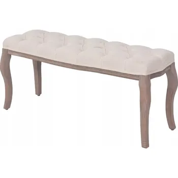 Zahradní lavice Luxusní lavice krémová 110x38x48 cm