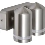 vidaXL LED nástěnné svítidlo nerezová ocel dole s kuželovou hlavou [41103]