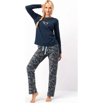 Pánské pyžamo DÁMSKÉ PYŽAMO LNS 570 B25 tmavě modrá S