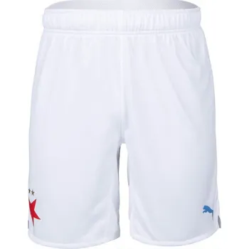 Pánské kraťasy Pánské fotbalové šortky Puma SKS HOME SHORTS PROMO XL Bílá, Modrá, Červená