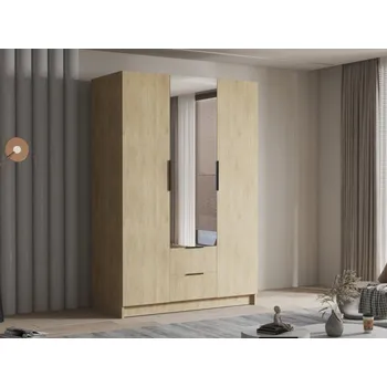 Nábytek Šatní skříň Cumair II 150, Barva: dub cremona / dub cremona + černá MIRJAN 5903211451362