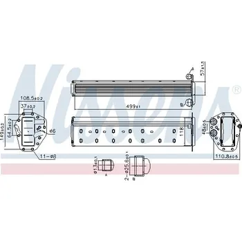 Motor automobilu NISSENS 961227 Chladič turba (961227)