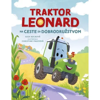 Cizojazyčná kniha Traktor Leonard na ceste za dobrodružstvom (Kolbová Suza, 2025)