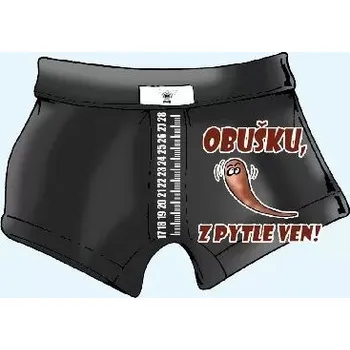 Trenýrky Trenky s metrem-Obušku z pytle ven - XL oranž