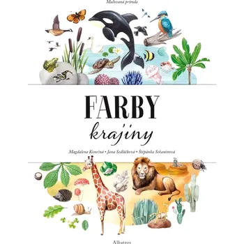 Cizojazyčná kniha Maľovaná príroda – Farby krajiny (Jana, 2025)