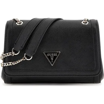 Kabelka Kabelka GUESS NOELLE CONVERTIBLE XBODY FLAP HWZG7879210-BLA – Černá