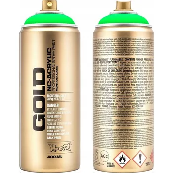 Barva ve spreji Montana Gold fluorescenční lak ve spreji, zelená ACID GREEN