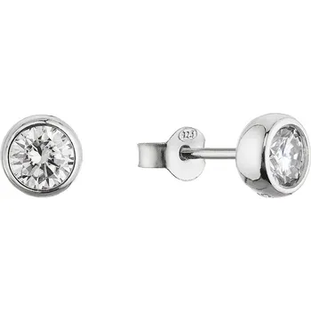 Šperk EVOLUTION GROUP CZ Stříbrné náušnice AMELIA moissanite - 11M00005