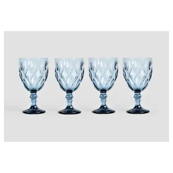 Sklenice Sada sklenic | LUNNA | modrá 4 kusy | 0,34 l | 747649