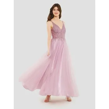 Dámské šaty Swing Večerní šaty 5AD19900 Růžová Regular Fit 40