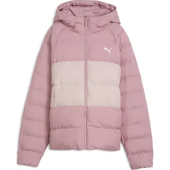 Dětské bunda PUMA SYNTHETIC HOODED PUFFER JACKET 68840465 POISED PINK 152