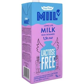 Mléko Miil Trvanlivé polotučné mléko 1,5%, bez laktózy