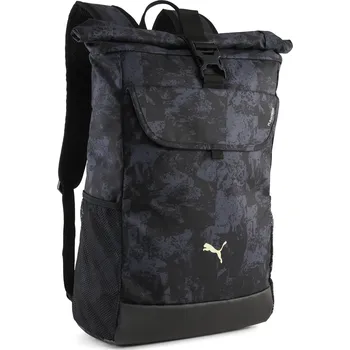 Městský batoh Batoh PUMATECH AOP ROLL TOP BACKPACK 09196501 PUMA BLACK/AOP unisize